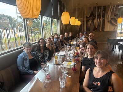 staff photo dinner